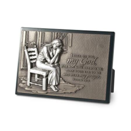 LIGHTHOUSE CHRISTIAN PRODUCTS 0 Plaque-Moments Of Faith - Praying Woman-Small - No. 20751 89338